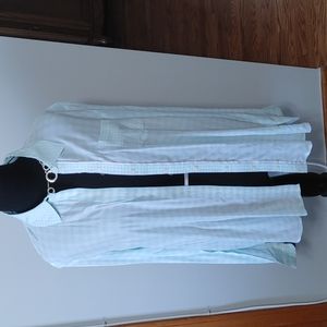 Mint green long sleeve shirt